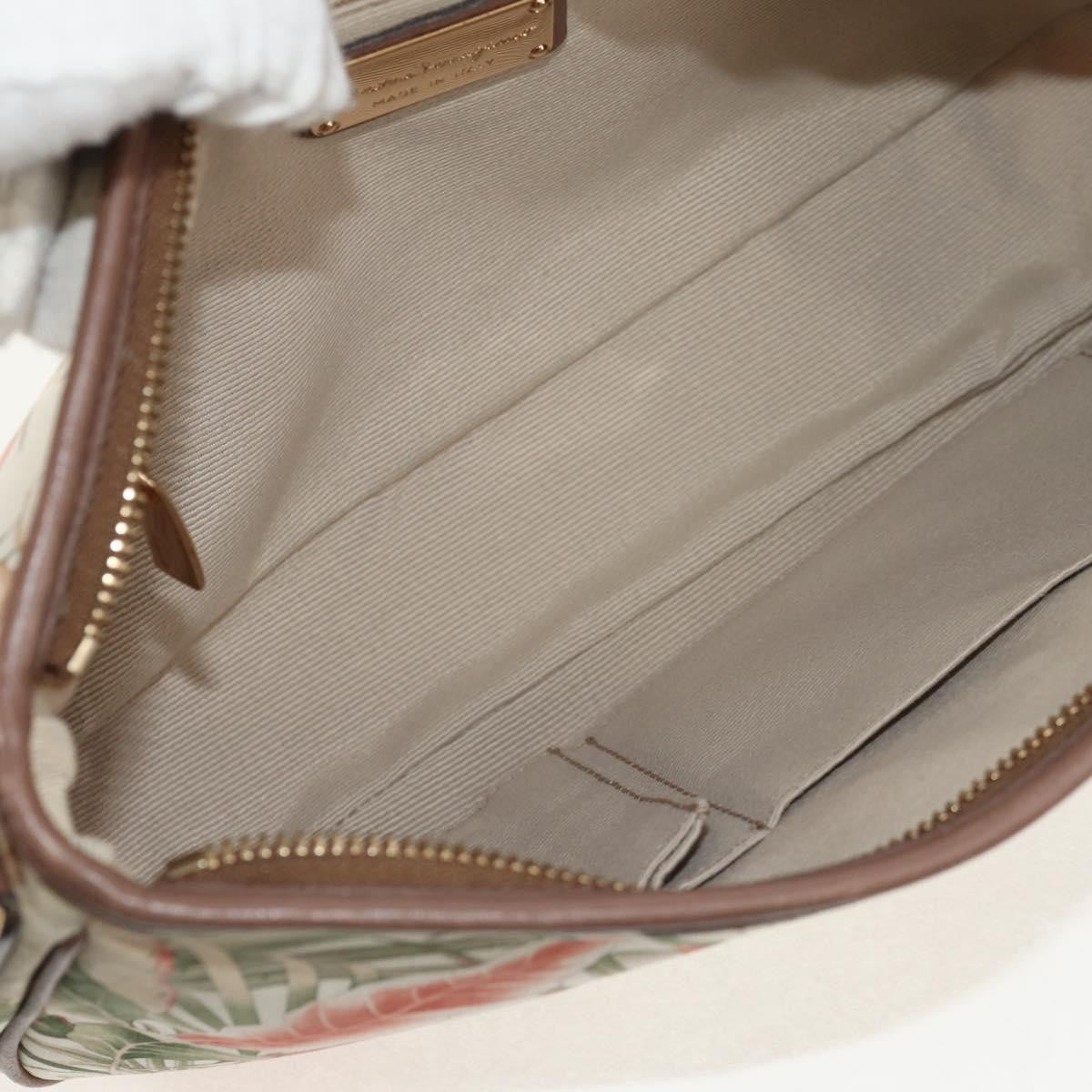 Salvatore Ferragamo Gancini Shoulder Bag Nylon Multicolour Nylon Shoulder Bag Bag (Pre-Loved)