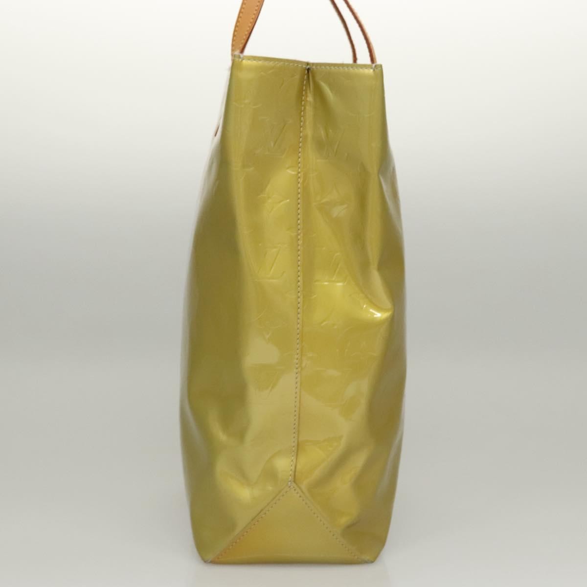 Louis Vuitton Reade Handbag Monogram Vernis Yellow Patent_Leather Tote Bag Bag (Authentic Pre-Loved)