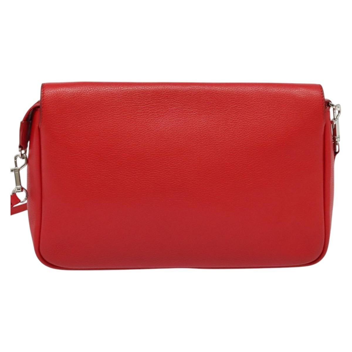 Louis Vuitton Essential Cuir Boheme Handbag Leather Red Leather Shoulder Bag Bag (Authentic Pre-Loved)