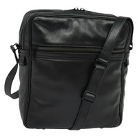 Louis Vuitton Clarkson Messenger Bag Monogram Shadow Leather Black Leather Bag (Authentic Pre-Loved)