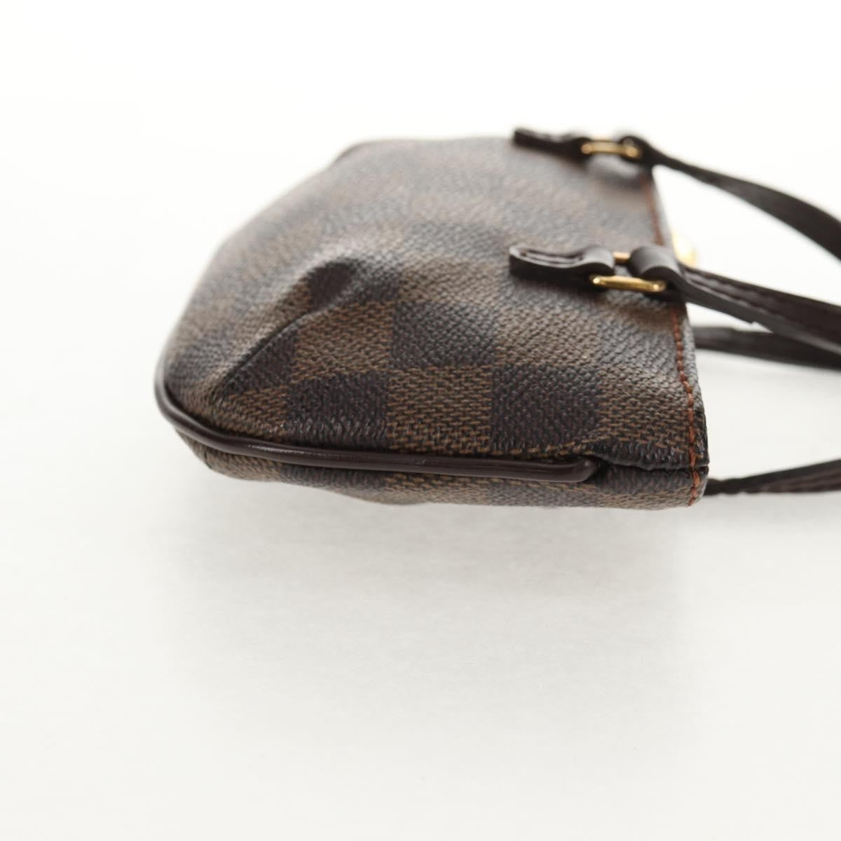Louis Vuitton Manosque Pochette Damier Brown Canvas Clutche & Pouche Bag (Authentic Pre-Loved)