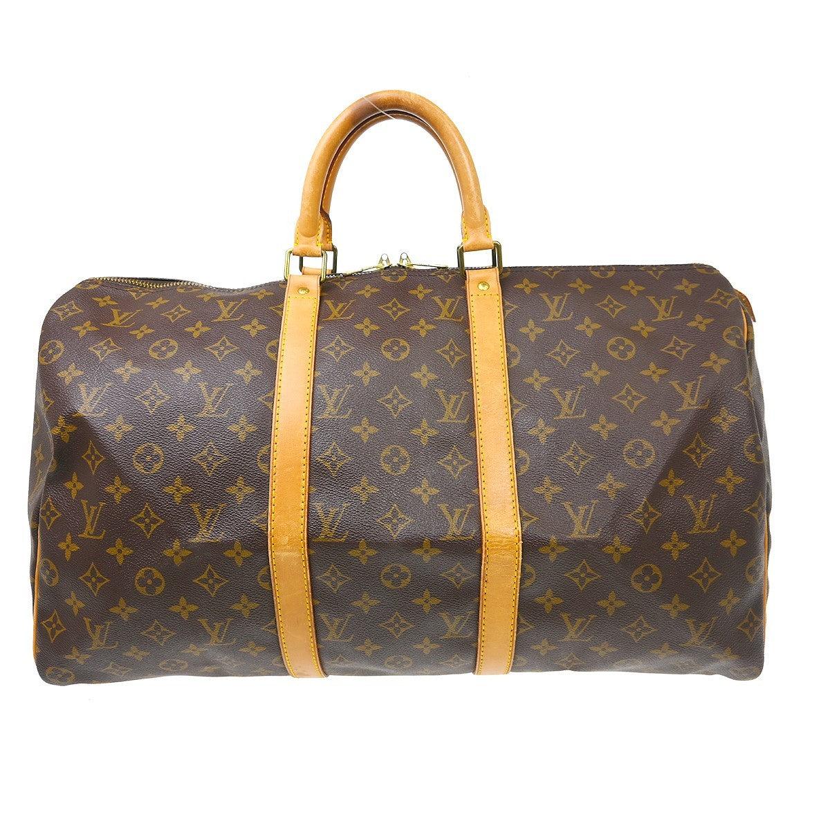 Louis Vuitton Louis Vuitton Keepall Bag Monogram Canvas Brown Canvas Travel Bag Bag (Pre-Loved)