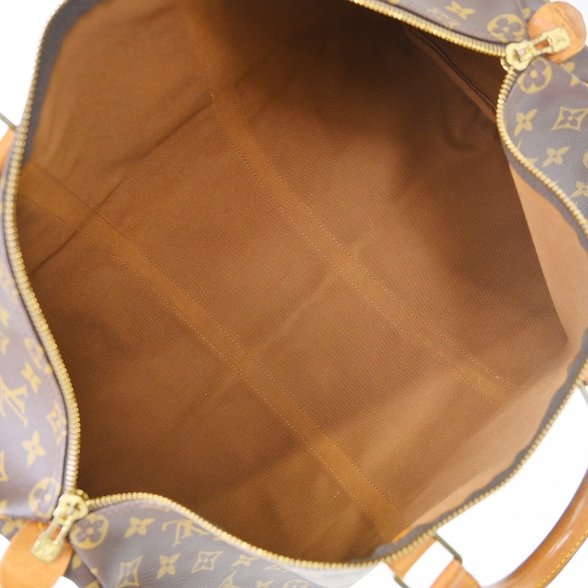 Louis Vuitton Keepall Bag Monogram Canvas Brown Canvas Travel Bag Bag (Authentic Pre-Loved)