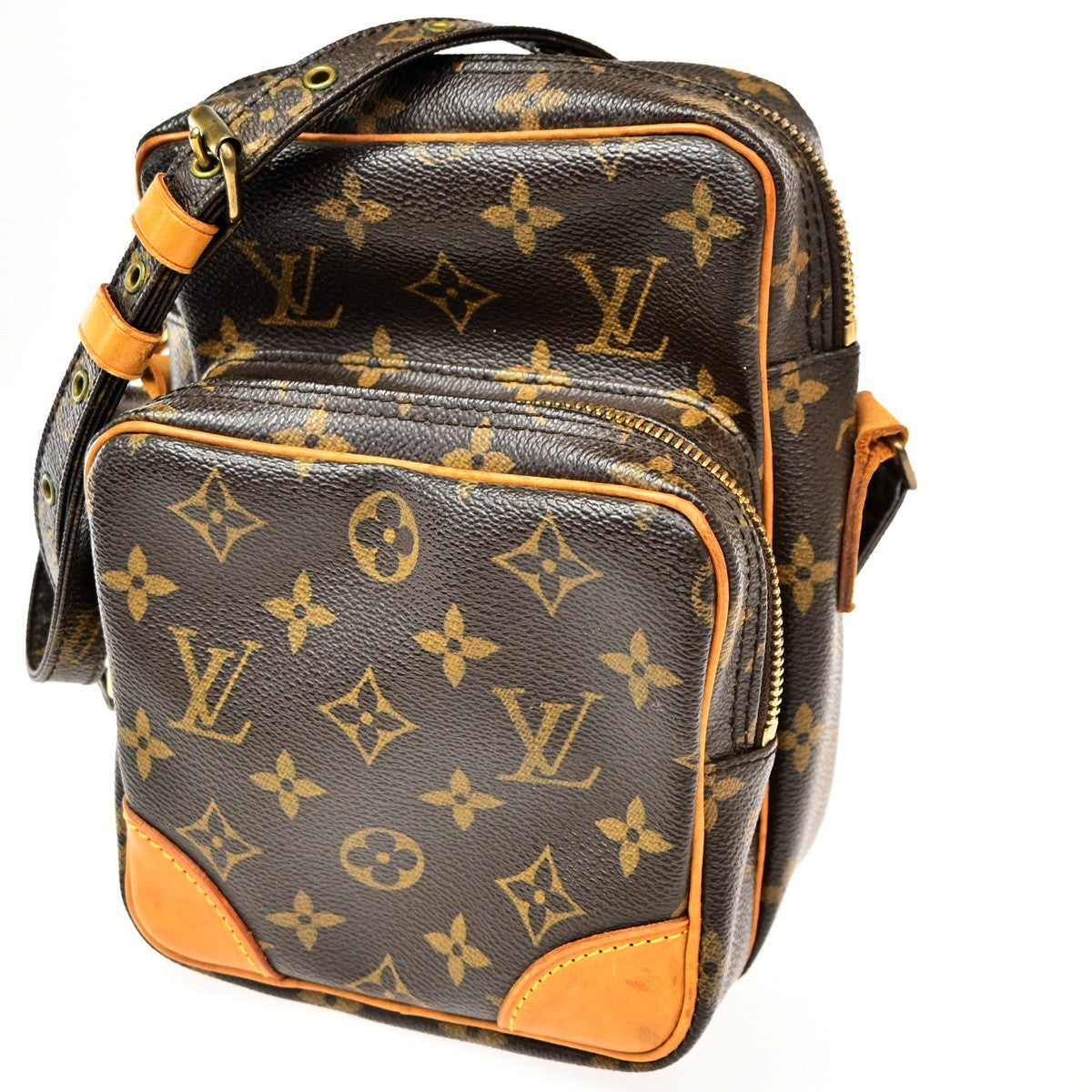 Louis Vuitton Amazone Bag Monogram Canvas Brown Canvas Shoulder Bag Bag (Authentic Pre-Loved)