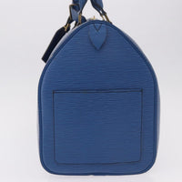 Louis Vuitton Louis Vuitton Keepall Bag Epi Leather Blue Leather Travel Bag Bag (Authentic Pre-Loved)