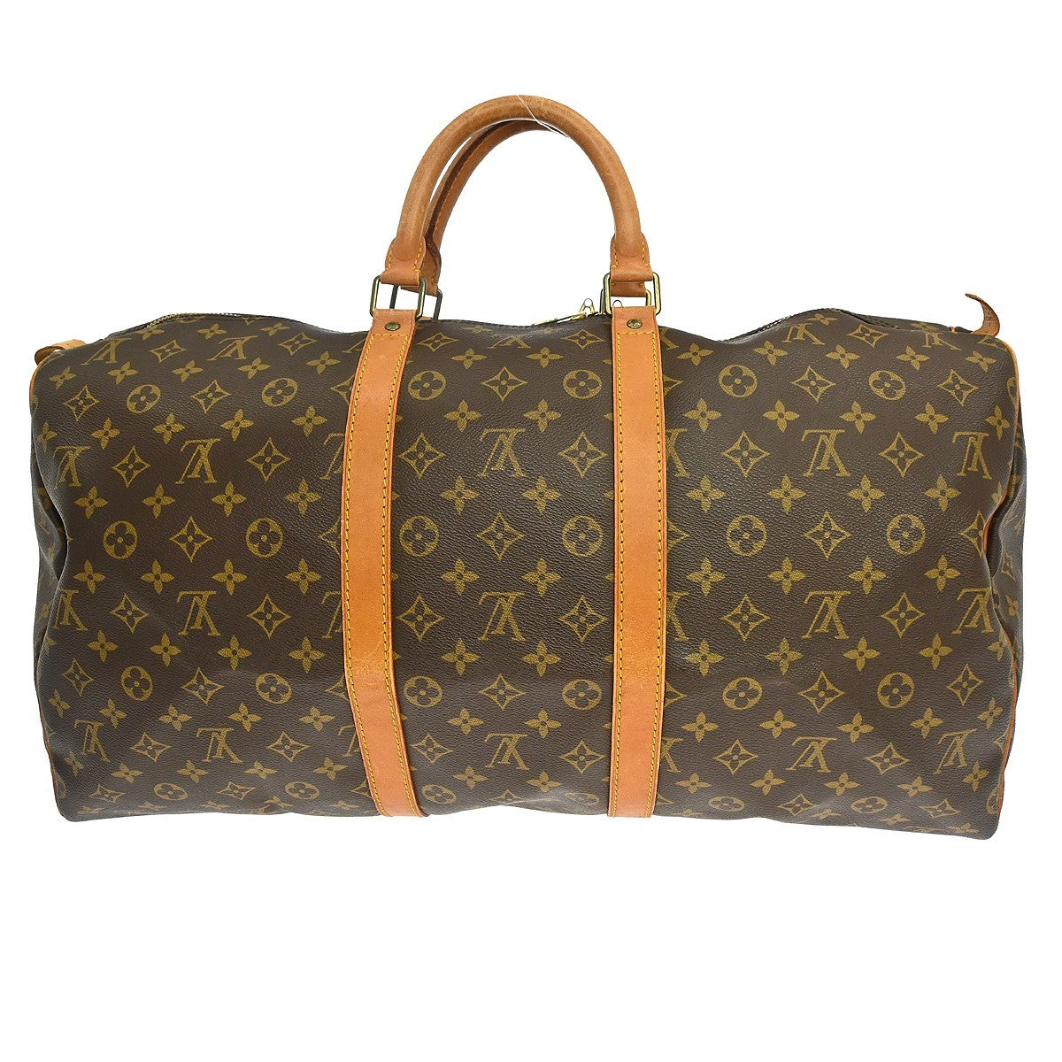 Louis Vuitton Louis Vuitton Keepall Bag Monogram Canvas Brown Canvas Travel Bag Bag (Pre-Loved)