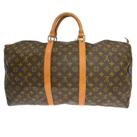 Louis Vuitton Louis Vuitton Keepall Bag Monogram Canvas Brown Canvas Travel Bag Bag (Pre-Loved)