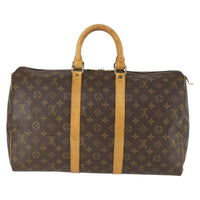 Louis Vuitton Louis Vuitton Keepall Bag Monogram Canvas Brown Canvas Travel Bag Bag (Pre-Loved)