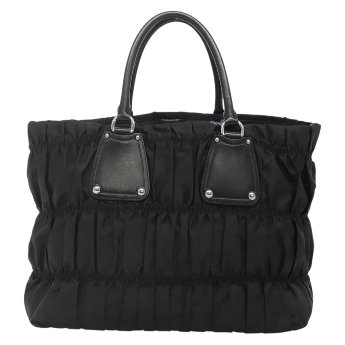 Prada Gaufre Tote Tessuto Black Nylon Bag (Authentic Pre-Loved)