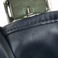 Hermes Barda Messenger Bag Veau Sikkim Blue Leather Shoulder Bag Bag (Pre-Loved)