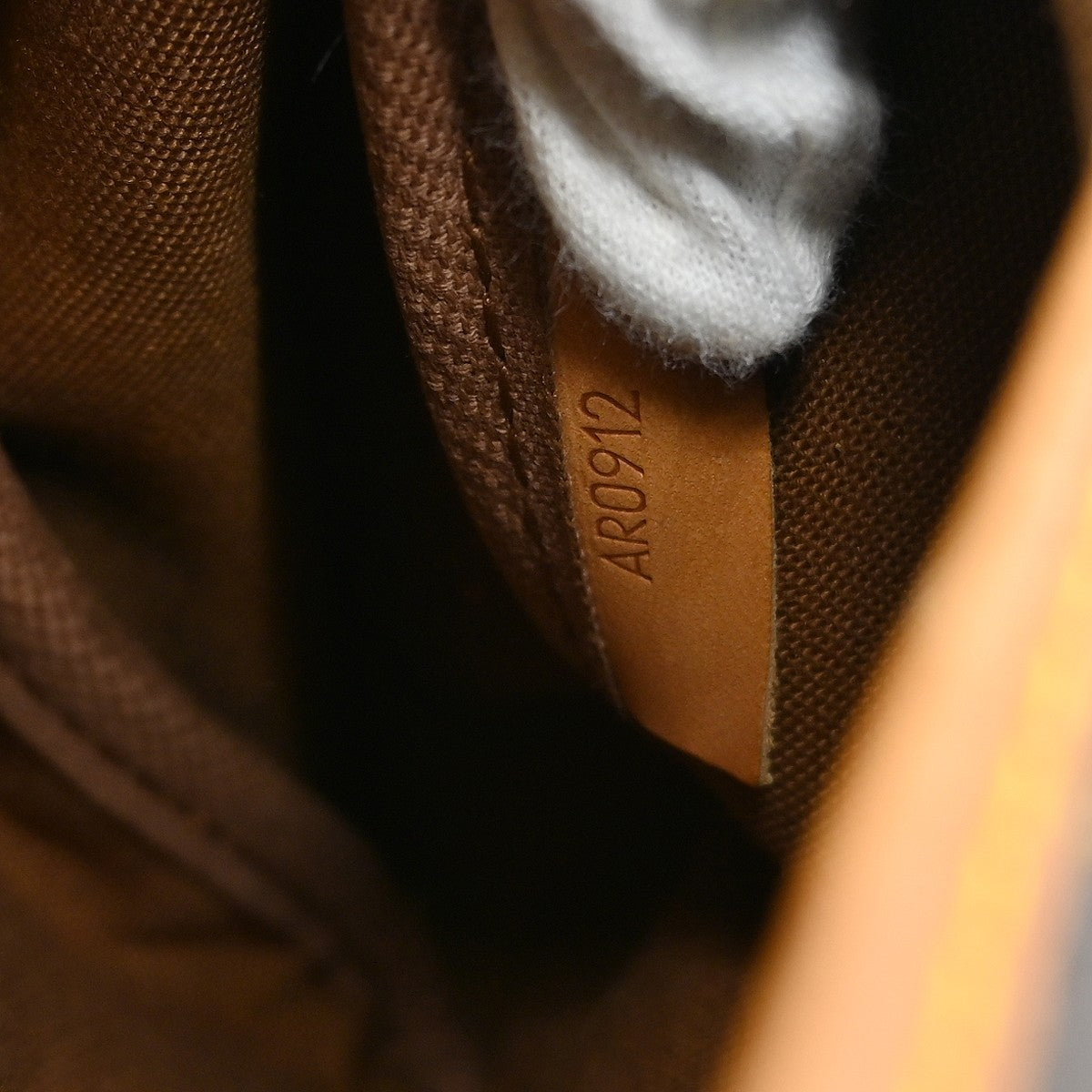 Louis Vuitton Saumur Handbag Monogram Canvas Brown Canvas Shoulder Bag Bag (Authentic Pre-Loved)
