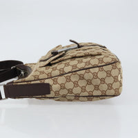 Gucci Gg Canvas Bag Canvas Beige Canvas Shoulder Bag Bag (Pre-Loved)