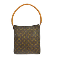 Louis Vuitton Monogram Looping Handbag Monogram Canvas Brown Canvas Shoulder Bag Bag (Authentic Pre-Loved)