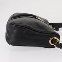 Salvatore Ferragamo Vala Shoulder Bag Leather Black Leather Shoulder Bag Bag (Authentic Pre-Loved)