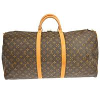 Louis Vuitton Louis Vuitton Keepall Bandouliere Bag Monogram Canvas Brown Canvas Travel Bag Bag (Authentic Pre-Loved)