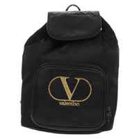 Valentino Garavani Backpack Nylon Black Nylon Backpack Bag (Authentic Pre-Loved)