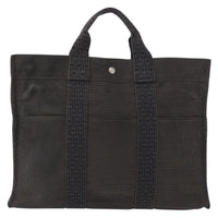 Hermes Fourre-Tout Herline Canvas Gray Canvas Tote Bag Bag (Authentic Pre-Loved)
