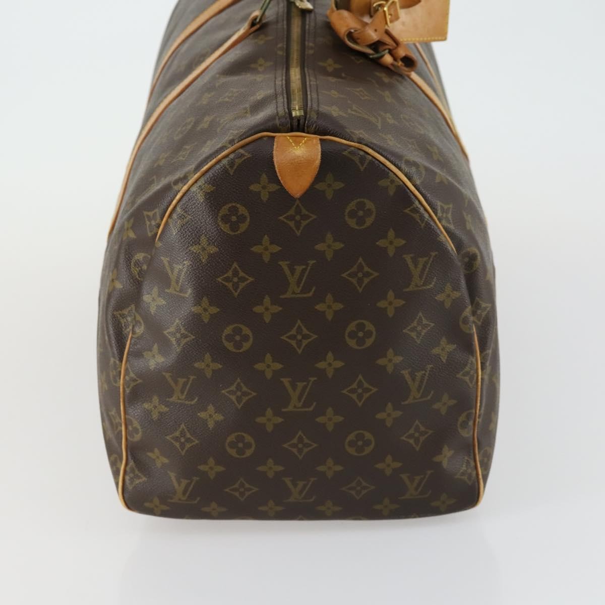 Louis Vuitton Keepall Bag Monogram Canvas Brown Canvas Travel Bag Bag (Authentic Pre-Loved)