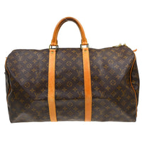 Louis Vuitton Louis Vuitton Keepall Bag Monogram Canvas Brown Canvas Travel Bag Bag (Authentic Pre-Loved)