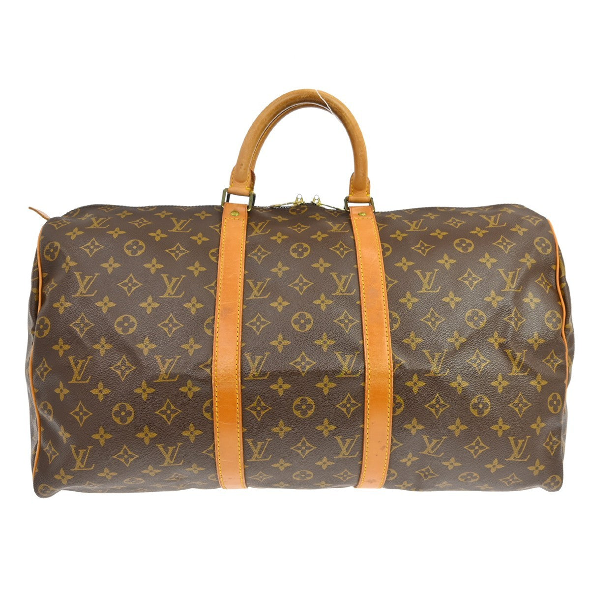 Louis Vuitton Louis Vuitton Keepall Bag Monogram Canvas Brown Canvas Travel Bag Bag (Authentic Pre-Loved)