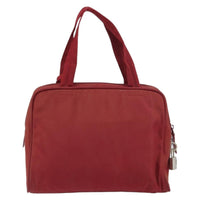 Prada Zip Around Tote Tessuto Red Nylon Shoulder Bag Bag (Authentic Pre-Loved)