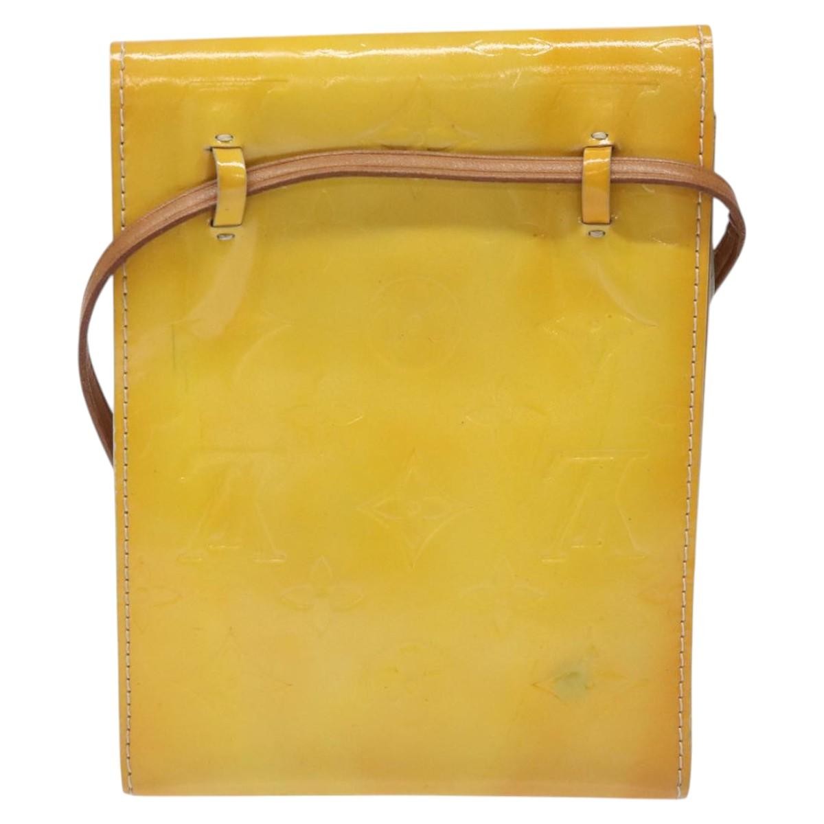 Louis Vuitton Kenmare Shoulder Bag Patent Leather Yellow Patent_Leather Shoulder Bag Bag (Authentic Pre-Loved)