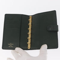 Louis Vuitton Agenda Cover Taiga Leather Green Leather Wallets Accessory (Pre-Loved)