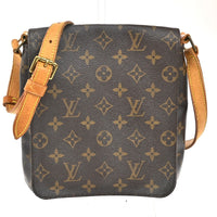 Louis Vuitton Musette Handbag Monogram Canvas Brown Canvas Shoulder Bag Bag (Authentic Pre-Loved)
