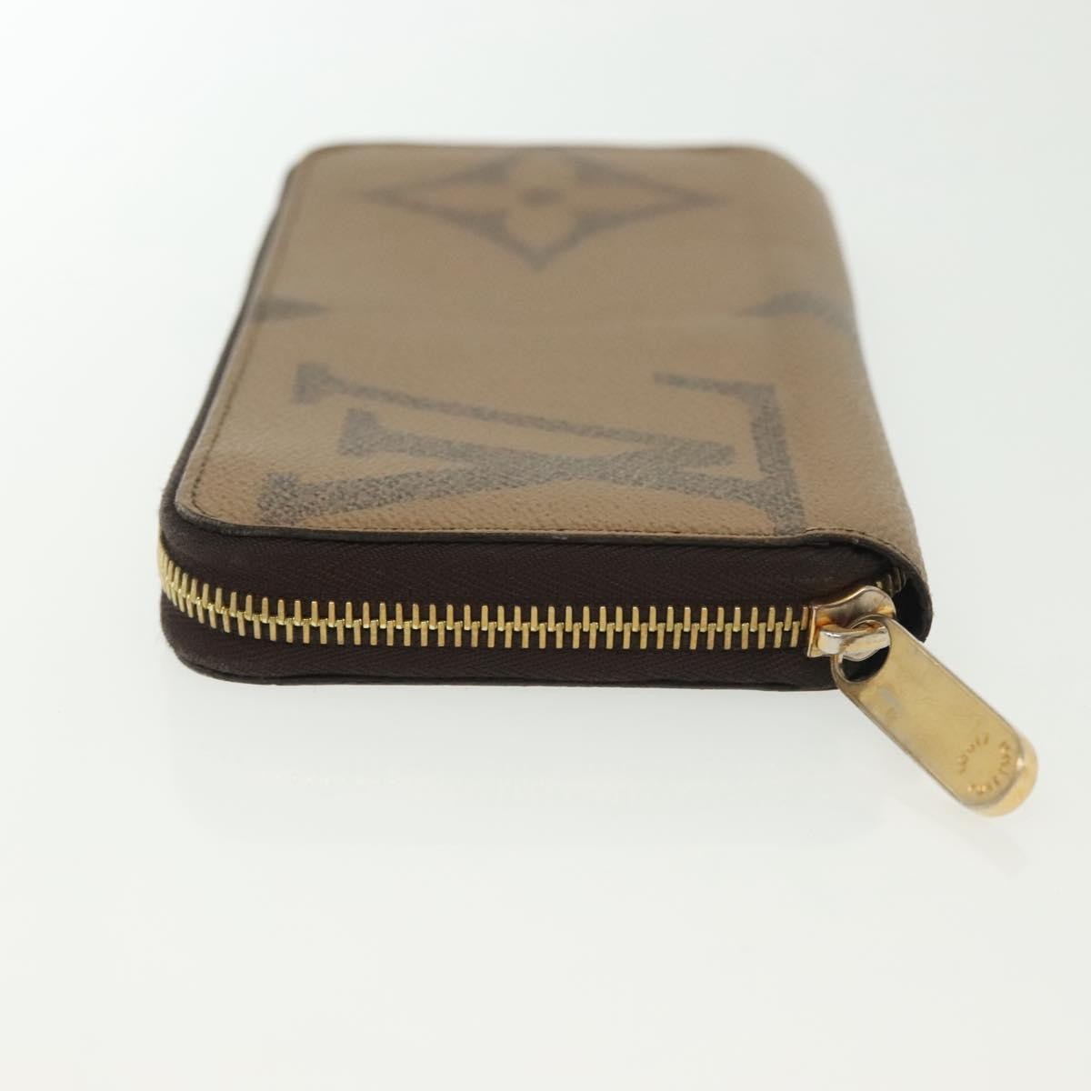 Louis Vuitton Zippy Wallet Canvas Brown Canvas Wallets Accessory (Pre-Loved)