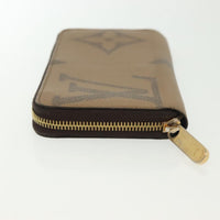 Louis Vuitton Zippy Wallet Canvas Brown Canvas Wallets Accessory (Pre-Loved)