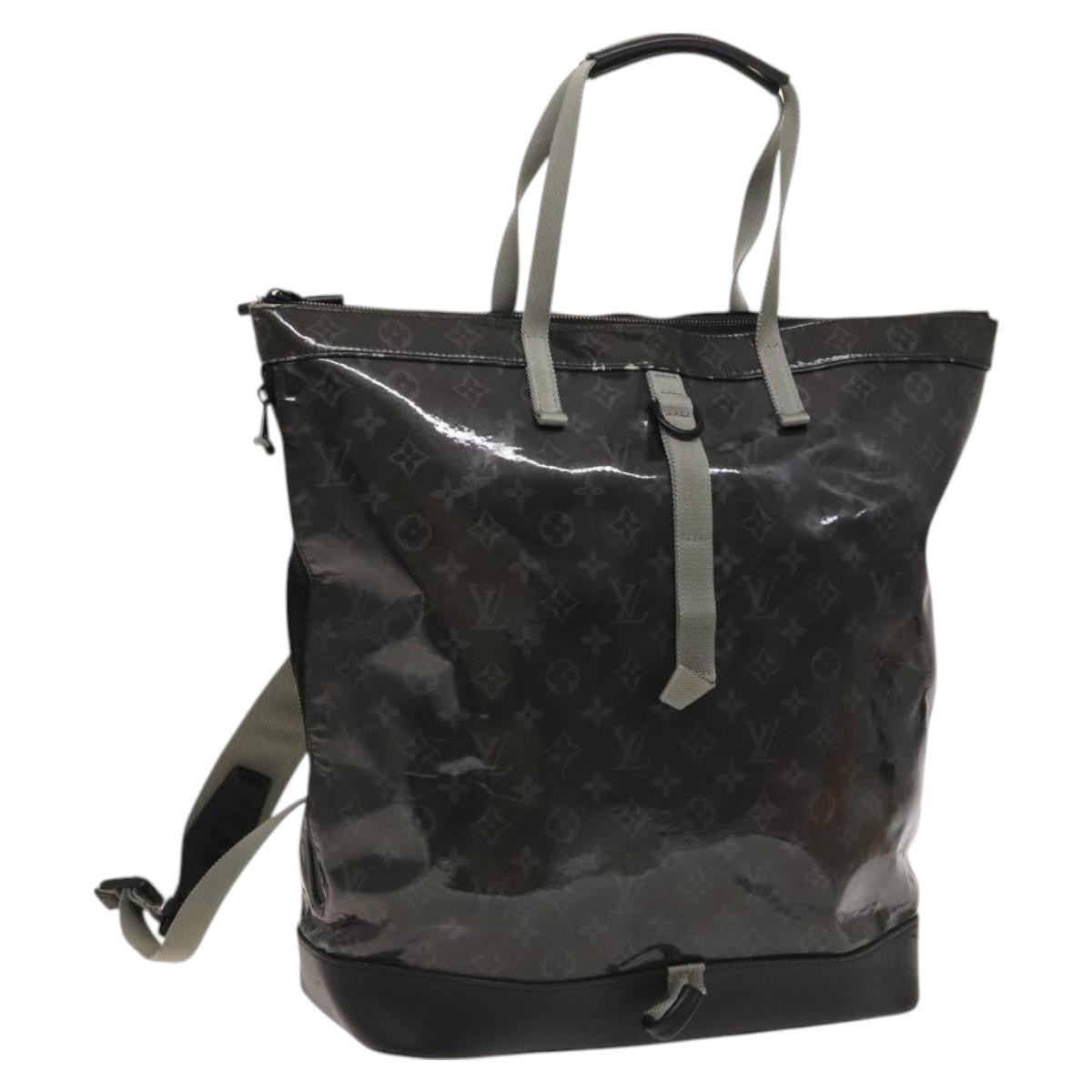 Louis Vuitton Zipped Tote Limited Edition Monogram Eclipse Glaze Canvas Black Canvas Backpack Bag (Authentic Pre-Loved)