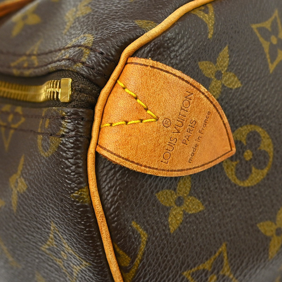 Louis Vuitton Louis Vuitton Speedy Handbag Monogram Canvas Brown Canvas Handbag (Authentic Pre-Loved)
