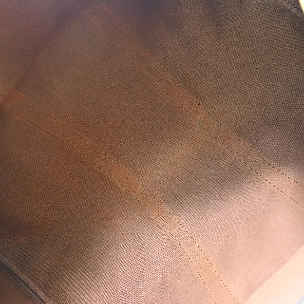 Louis Vuitton Keepall Bag Monogram Canvas Brown Canvas Travel Bag Bag (Pre-Loved)