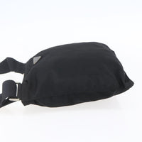 Prada Flat Messenger Bag Tessuto Black Nylon Shoulder Bag Bag (Pre-Loved)