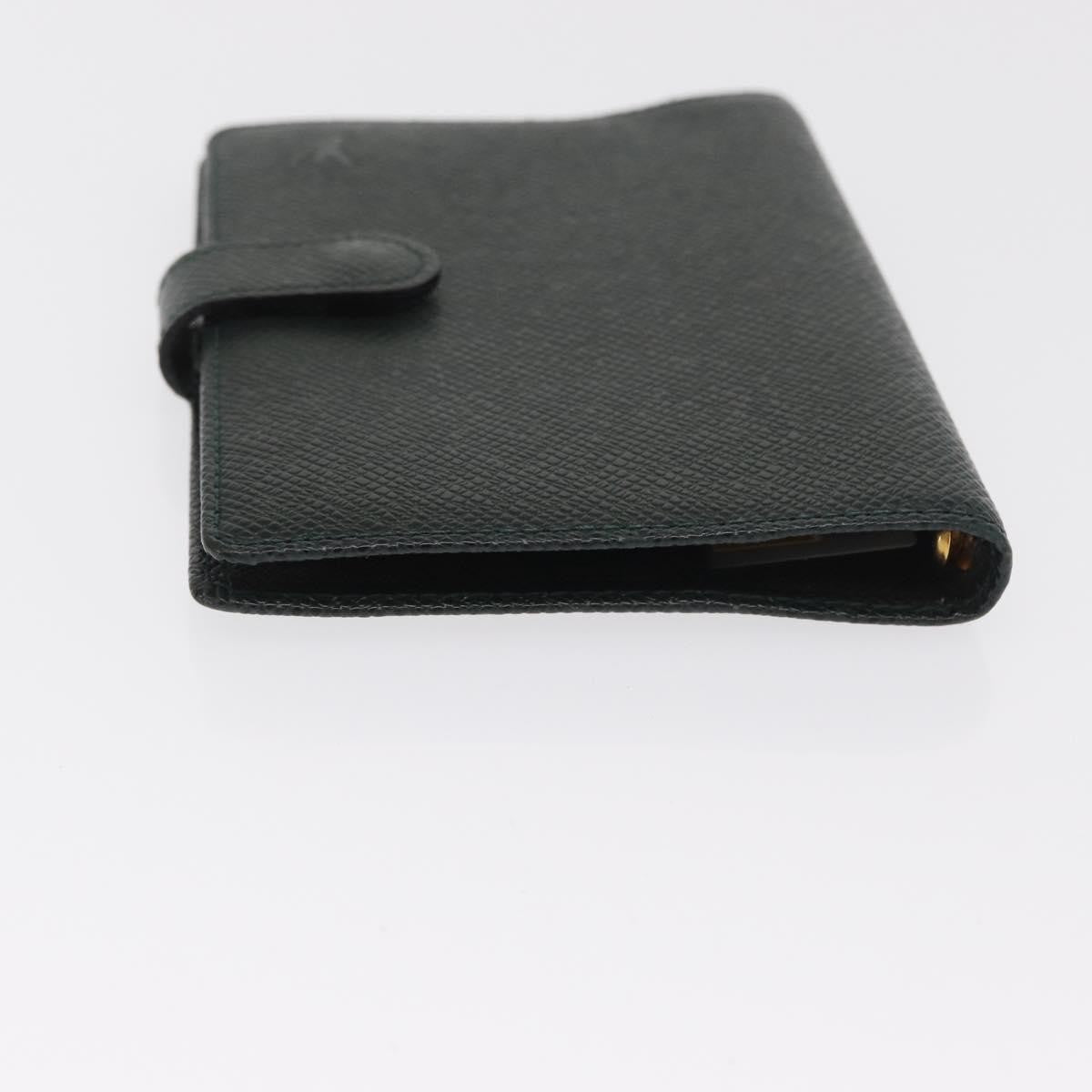 Louis Vuitton Agenda Cover Taiga Leather Green Leather Wallets Accessory (Pre-Loved)