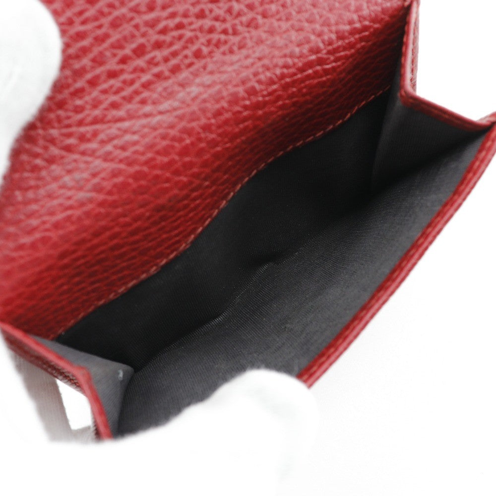 Gucci Gg Marmont Bifold Wallet Leather Red Leather Wallets Accessory (Authentic Pre-Loved)