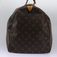 Louis Vuitton Keepall Bag Monogram Canvas Brown Canvas Travel Bag Bag (Pre-Loved)