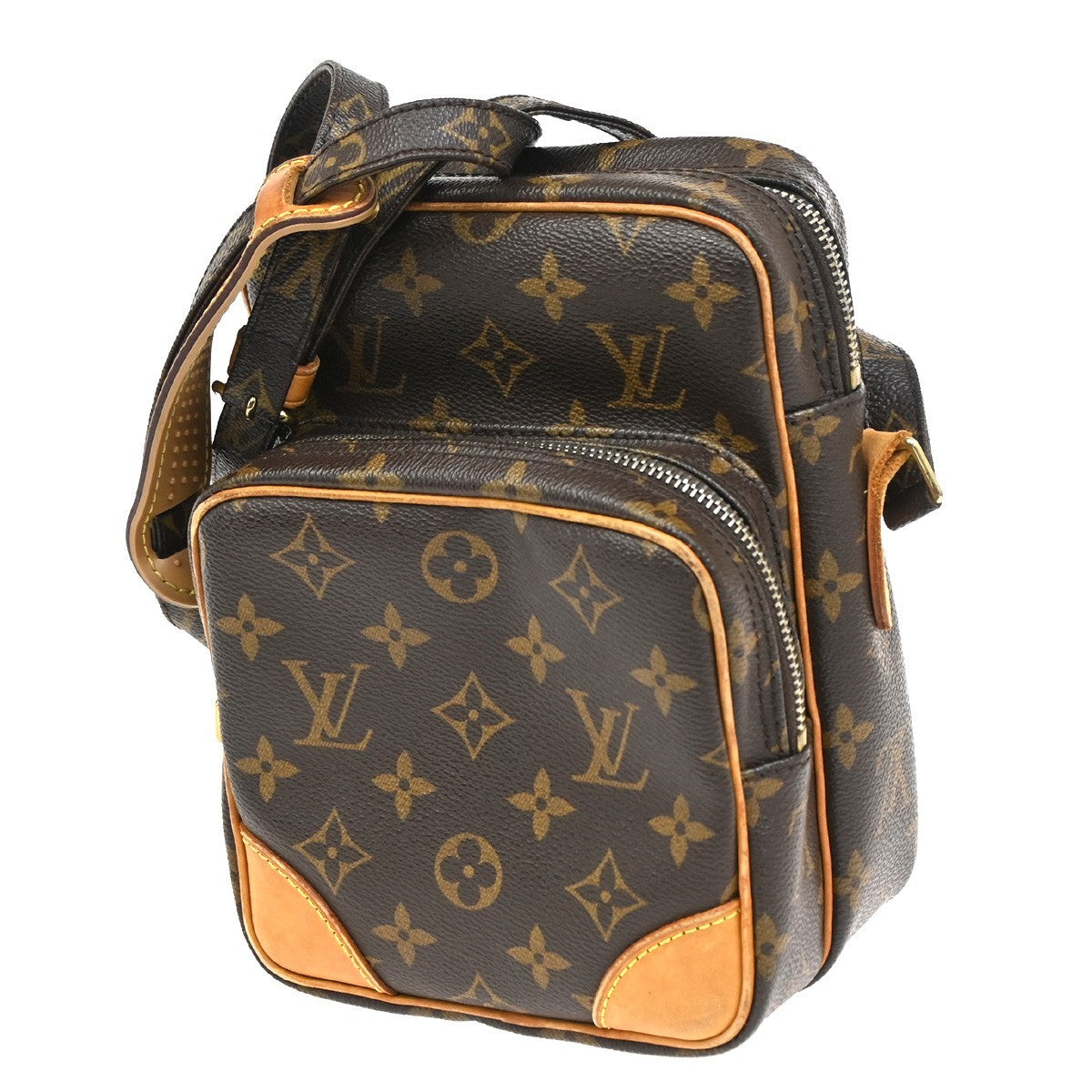 Louis Vuitton Amazone Bag Monogram Canvas Brown Canvas Shoulder Bag Bag (Pre-Loved)