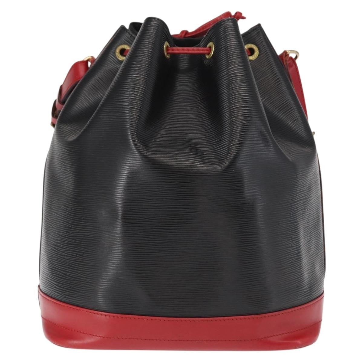 Louis Vuitton Bicolor Noe Handbag Epi Leather Black Leather Shoulder Bag Bag (Pre-Loved)