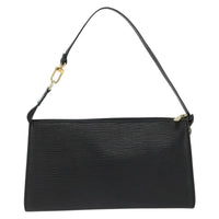 Louis Vuitton Pochette Accessoires Epi Leather Black Leather Clutche & Pouche Bag (Authentic Pre-Loved)