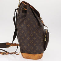 Louis Vuitton Vintage Montsouris Backpack Monogram Canvas Brown Canvas Backpack Bag (Pre-Loved)