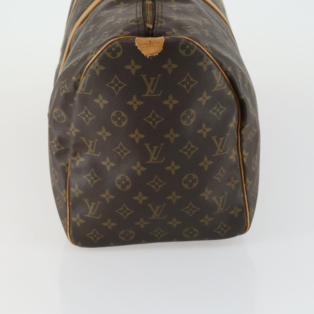 Louis Vuitton Keepall Bag Monogram Canvas Brown Canvas Travel Bag Bag (Authentic Pre-Loved)