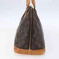 Louis Vuitton Vintage Alma Handbag Monogram Canvas Brown Canvas Handbag (Authentic Pre-Loved)