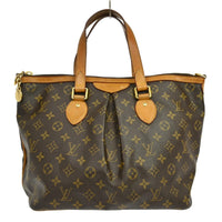 Louis Vuitton Louis Vuitton Palermo Handbag Monogram Canvas Brown Canvas Tote Bag Bag (Authentic Pre-Loved)