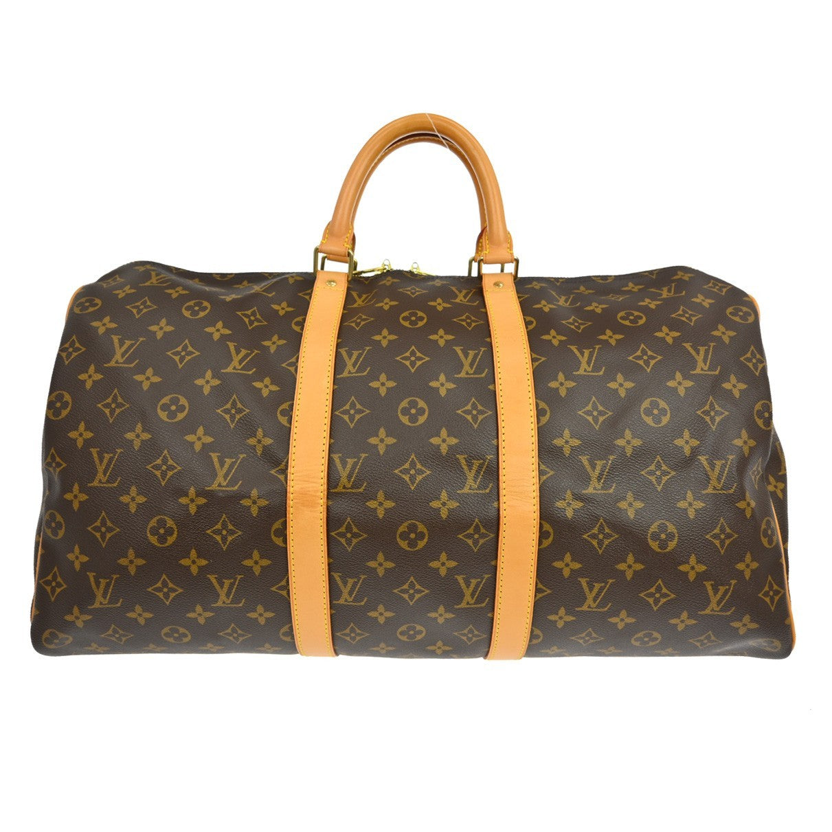Louis Vuitton Louis Vuitton Keepall Bag Monogram Canvas Brown Canvas Travel Bag Bag (Pre-Loved)