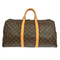 Louis Vuitton Louis Vuitton Keepall Bag Monogram Canvas Brown Canvas Travel Bag Bag (Pre-Loved)