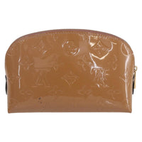 Louis Vuitton Cosmetic Pouch Monogram Vernis Brown Patent_Leather Clutche & Pouche Bag (Authentic Pre-Loved)