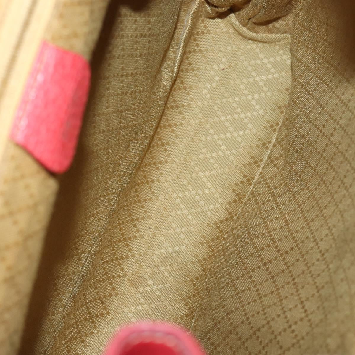 Gucci Vintage Bamboo Backpack Suede Red Suede Backpack Bag (Authentic Pre-Loved)