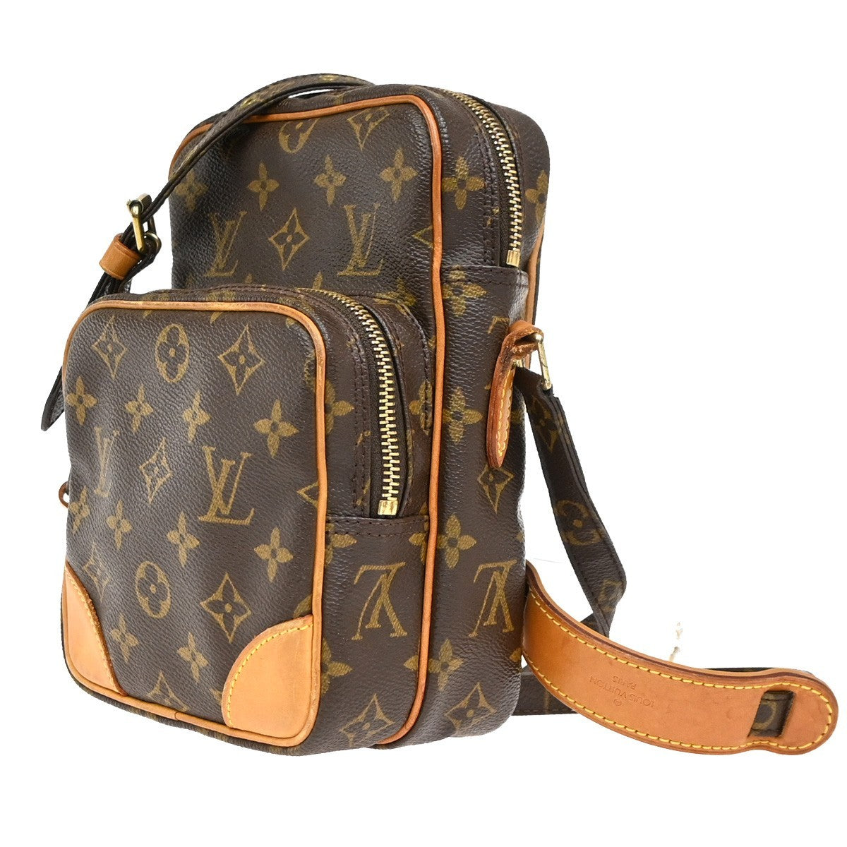 Louis Vuitton Amazone Bag Monogram Canvas Brown Canvas Shoulder Bag Bag (Authentic Pre-Loved)