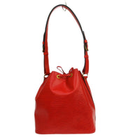 Louis Vuitton Louis Vuitton Petit Noe Handbag Epi Leather Red Leather Shoulder Bag Bag (Pre-Loved)